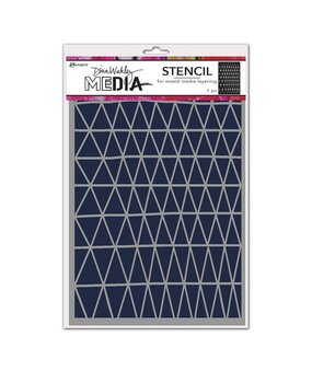 Dina Wakley MEdia Masking Stencil Triangle Fence (MDS83153) Dina Wakley MEdia Masking Stencil Triangle Fence (MDS83153)
