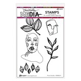 Dina Wakley MEdia Phone Doodles Cling Stamps (MDR83214)