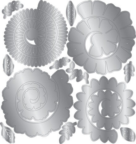 Crafter's Companion Paper Flowers Elements Dies (CC-MD-PAFL)