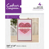 Crafter's Companion Just For You With Love Stamp & Dies (CC-STD-JFYWL)