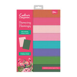 Crafter's Companion Flamazing Flamingos A4 Luxury Linen Card Pack (FLFL-LINEN-A4)