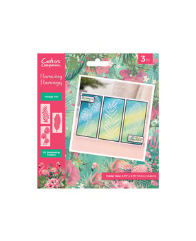 Crafter's Companion Flamazing Flamingos 2D Embossing Folder Foilage Trio (FLFL-EF-FTRI) Crafter's Companion Flamazing Flamingos 2D Embossing Folder Foilage Trio (FLFL-EF-FTRI)