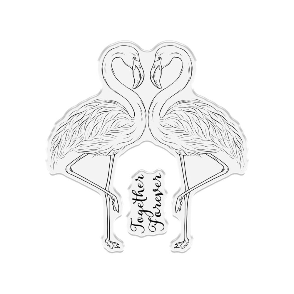 Crafter's Companion Flamazing Flamingos Clear Stamps Together Forever (FLFL-CA-ST-TFO) Crafter's Companion Flamazing Flamingos Clear Stamps Together Forever (FLFL-CA-ST-TFO)