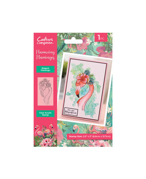 Crafter's Companion Flamazing Flamingos Clear Stamps Elegant Flamingo (FLFL-CA-ST-EFL) Crafter's Companion Flamazing Flamingos Clear Stamps Elegant Flamingo (FLFL-CA-ST-EFL)