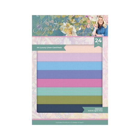 Crafter's Companion Age of Elegance A4 Luxury Linen Card Pack (SS-AOE-LINEN-A4) Crafter's Companion Age of Elegance A4 Luxury Linen Card Pack (SS-AOE-LINEN-A4)