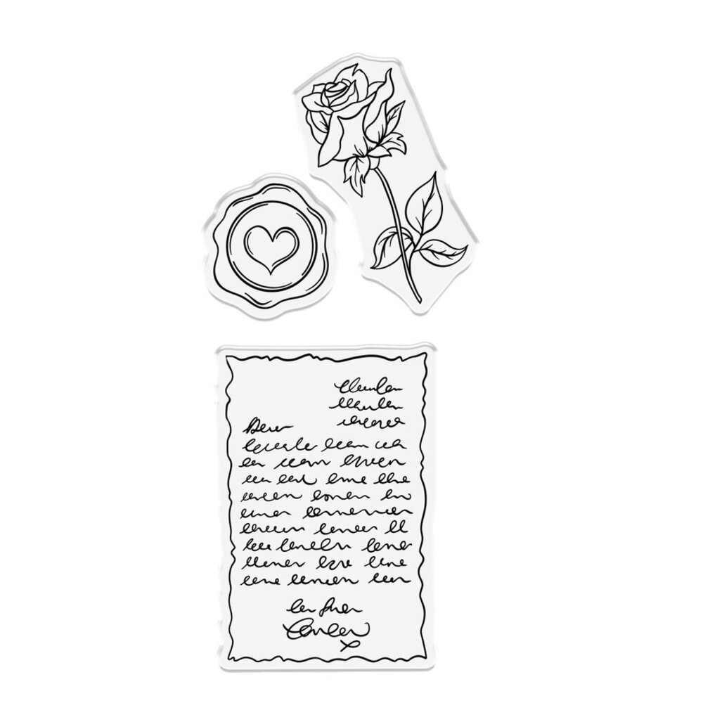 Crafter's Companion Age of Elegance Stamp & Die Love Letter (SS-AOE-STD-LOLE)