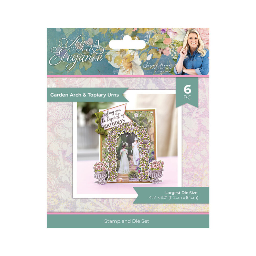 Crafter's Companion Age of Elegance Stamp & Die Garden Arch & Topiary Urn (SS-AOE-STD-GATU) Crafter's Companion Age of Elegance Stamp & Die Garden Arch & Topiary Urn (SS-AOE-STD-GATU)