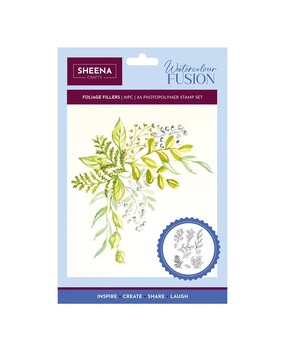 Sheena Watercolour Fusion Clear Stamp Foilage Fillers (SD-WF-STP-FOFI) Sheena Watercolour Fusion Clear Stamp Foilage Fillers (SD-WF-STP-FOFI)