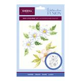 Sheena Watercolour Fusion Clear Stamp Daisy and Wild Rose (SD-WF-STP-DWRO)