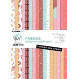 Creative Craftlab Friendz I Scream You Scream A5 Paper Pad (CCL-FR-DPP191)