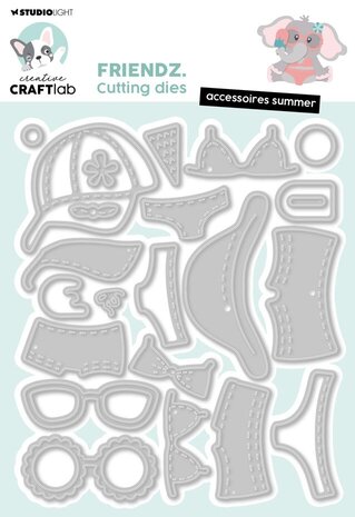 Creative Craftlab Friendz Dies Summer Accessoires (CCL-FR-CD834) Creative Craftlab Friendz Dies Summer Accessoires (CCL-FR-CD834)
