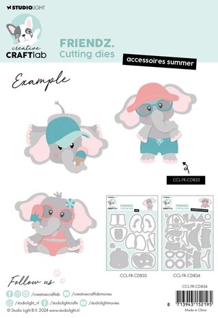 Creative Craftlab Friendz Dies Summer Accessoires (CCL-FR-CD834) Creative Craftlab Friendz Dies Summer Accessoires (CCL-FR-CD834)