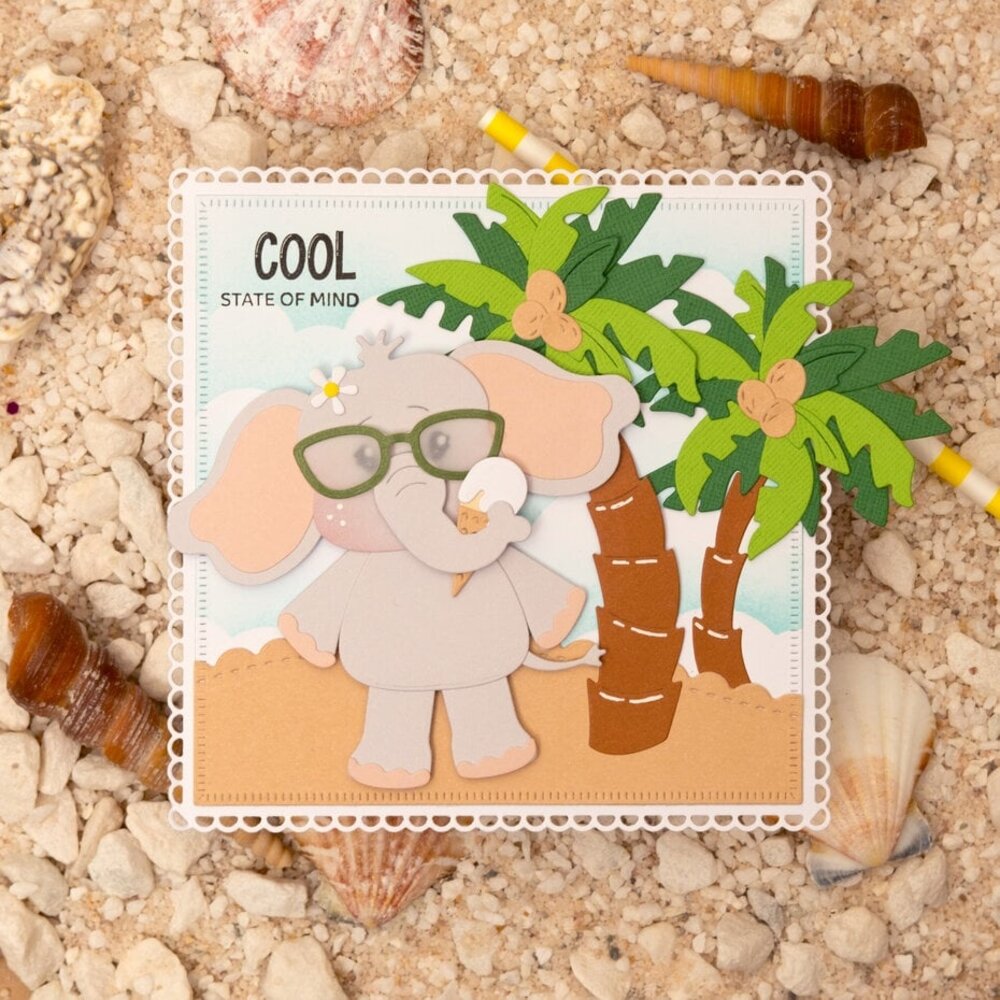 Creative Craftlab Essentials Palm Trees Mini Unicolor Paper Pad (CCL-ES-UPP189)