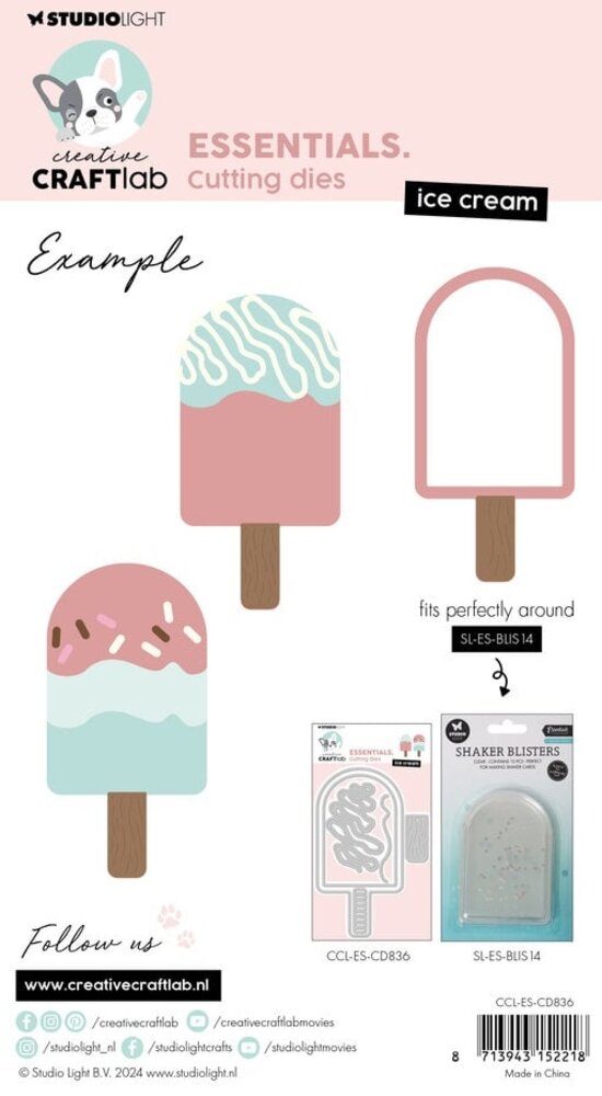 Creative Craftlab Essentials Dies Ice Cream (CCL-ES-CD836) Creative Craftlab Essentials Dies Ice Cream (CCL-ES-CD836)