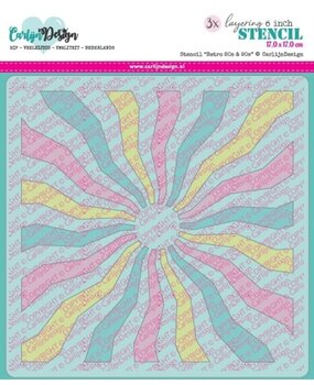 Carlijn Design Stencils Retro 80s & 90s (CDSC-0031) Carlijn Design Stencils Retro 80s & 90s (CDSC-0031)