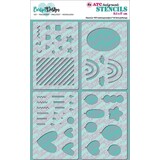 Carlijn Design Stencils ATC Achtergrondjes 2 (CDSC-0032)
