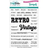 Carlijn Design Stempels Retro Vintage (CDST-0118)