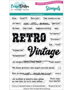 Carlijn Design Stempels Retro Vintage (CDST-0118)
