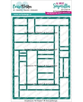 Carlijn Design Snijmallen A6 Vakjes (CDSN-0253)