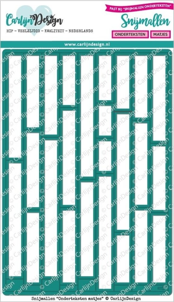 Carlijn Design Snijmallen Onderteksten Matjes (CDSN-0254) Carlijn Design Snijmallen Onderteksten Matjes (CDSN-0254)