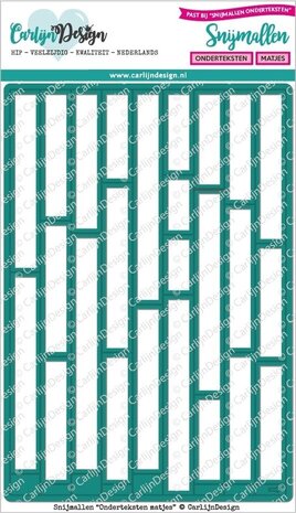Carlijn Design Snijmallen Onderteksten Matjes (CDSN-0254) Carlijn Design Snijmallen Onderteksten Matjes (CDSN-0254)