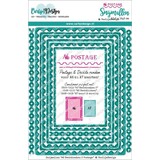 Carlijn Design Snijmallen A6 Rechthoeken 3 Postage (CDSN-0256)