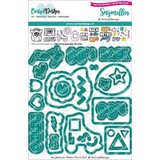 Carlijn Design Snijmallen Retro 80s & 90s (CDSN-0258)