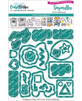 Carlijn Design Snijmallen Retro 80s & 90s (CDSN-0258)