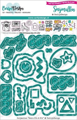 Carlijn Design Snijmallen Retro 80s & 90s (CDSN-0258)
