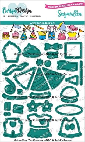 Carlijn Design Snijmallen Verkleedpartijtje (CDSN-0260) Carlijn Design Snijmallen Verkleedpartijtje (CDSN-0260)