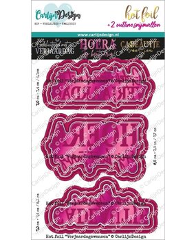 Carlijn Design Hot Foil Verjaardagswensen (CDHF-0049) Carlijn Design Hot Foil Verjaardagswensen (CDHF-0049)