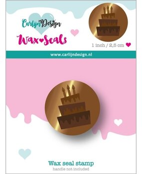 Carlijn Design Wax Seal Stamper 1 Inch Taart (CDWX-0078) Carlijn Design Wax Seal Stamper 1 Inch Taart (CDWX-0078)