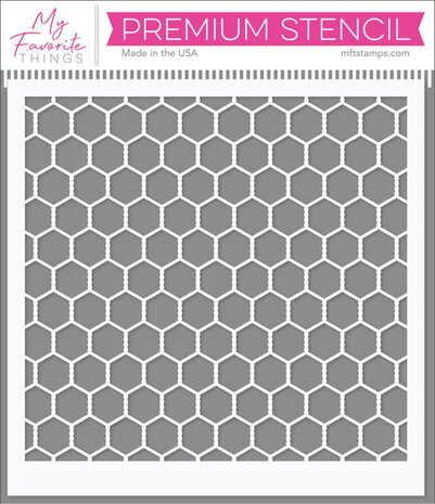 My Favorite Things Chicken Wire Stencil (ST-208) My Favorite Things Chicken Wire Stencil (ST-208)