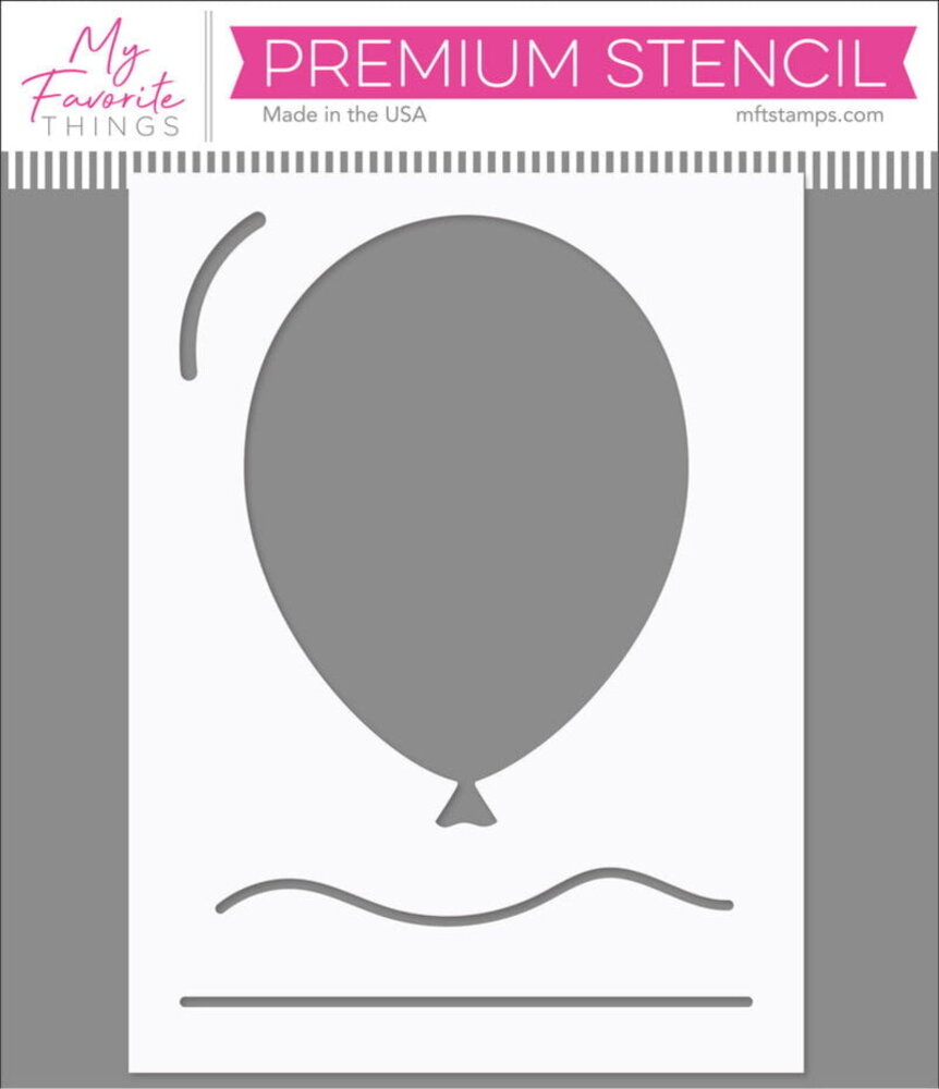 My Favorite Things Build-a-Balloon Stencil (ST-209) My Favorite Things Build-a-Balloon Stencil (ST-209)