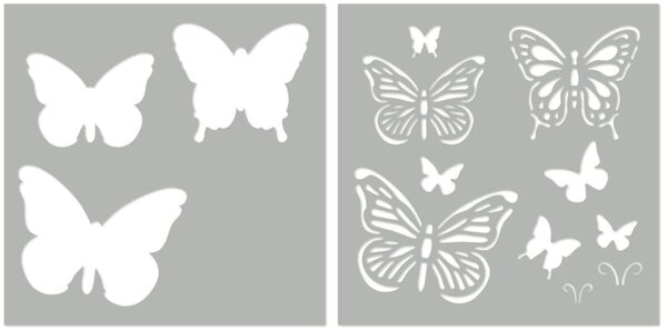 My Favorite Things Flutterbys Stencils (ST-210)
