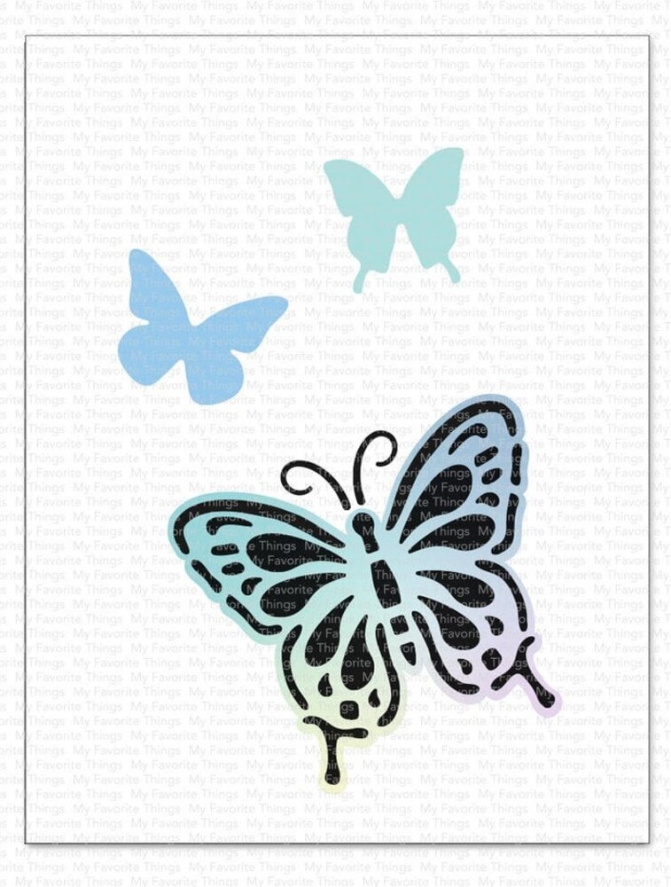 My Favorite Things Flutterbys Stencils (ST-210)