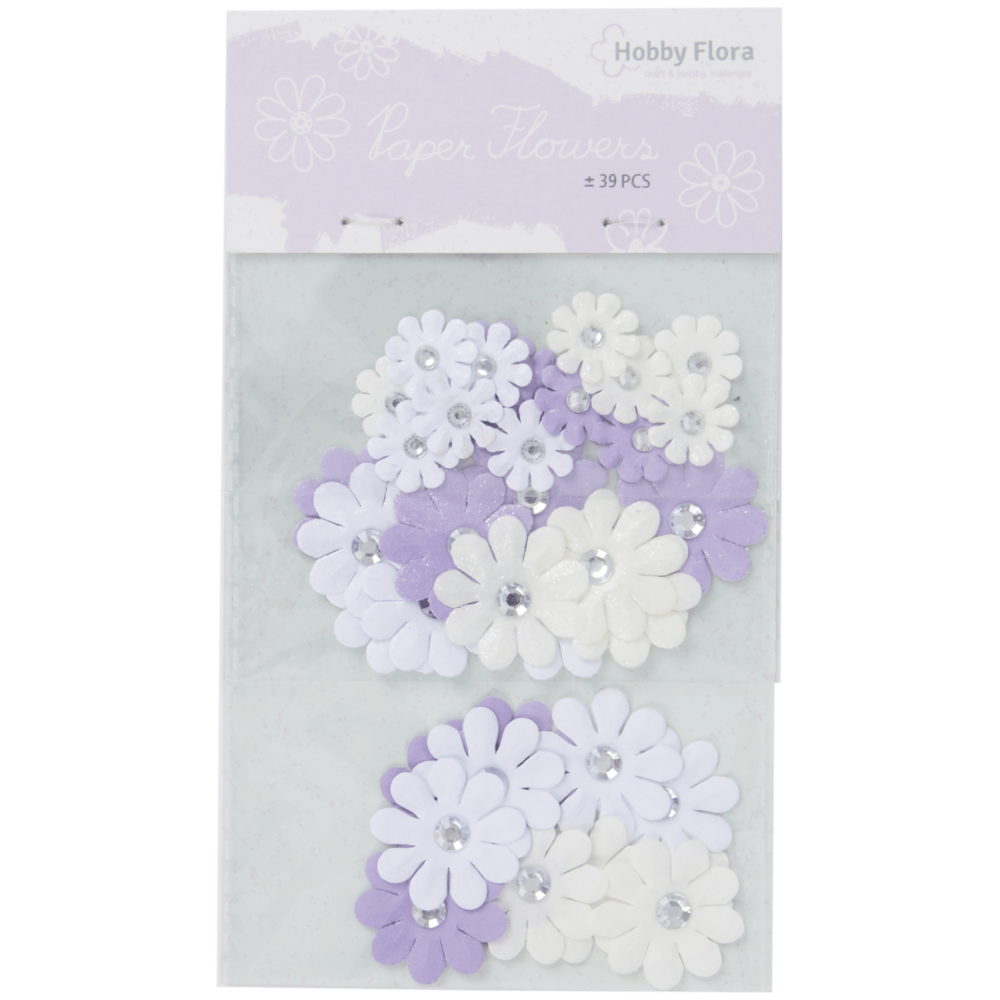 Hobby Flora Paper Flowers Lavender Purple (3203329)