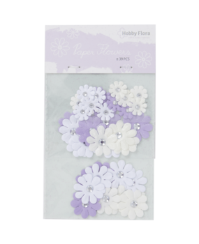 Hobby Flora Paper Flowers Lavender Purple (3203329)
