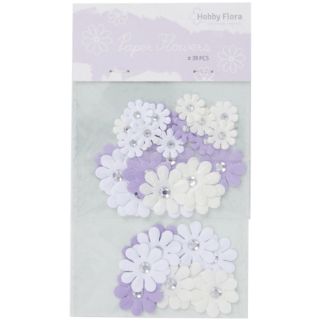 Hobby Flora Paper Flowers Lavender Purple (3203329)