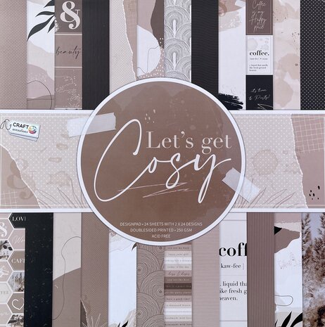 Craft Sensations Let's Get Cozy 12x12 Inch Paper Pad (CR0237/21A3)