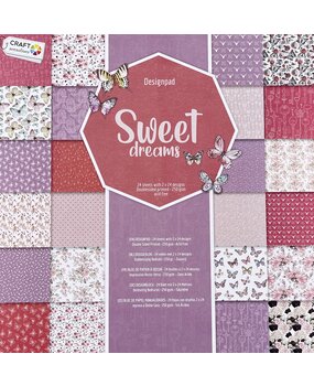 Craft Sensations Sweet Dreams 12x12 Inch Paper Pad (CR0237/21GE) Craft Sensations Sweet Dreams 12x12 Inch Paper Pad (CR0237/21GE)