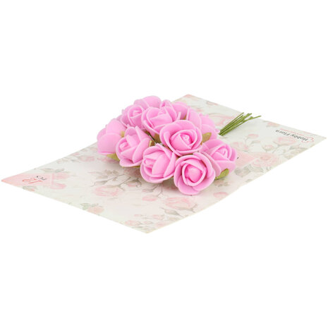 Hobby Flora Foam Roses Bouquet Pink (3200366)