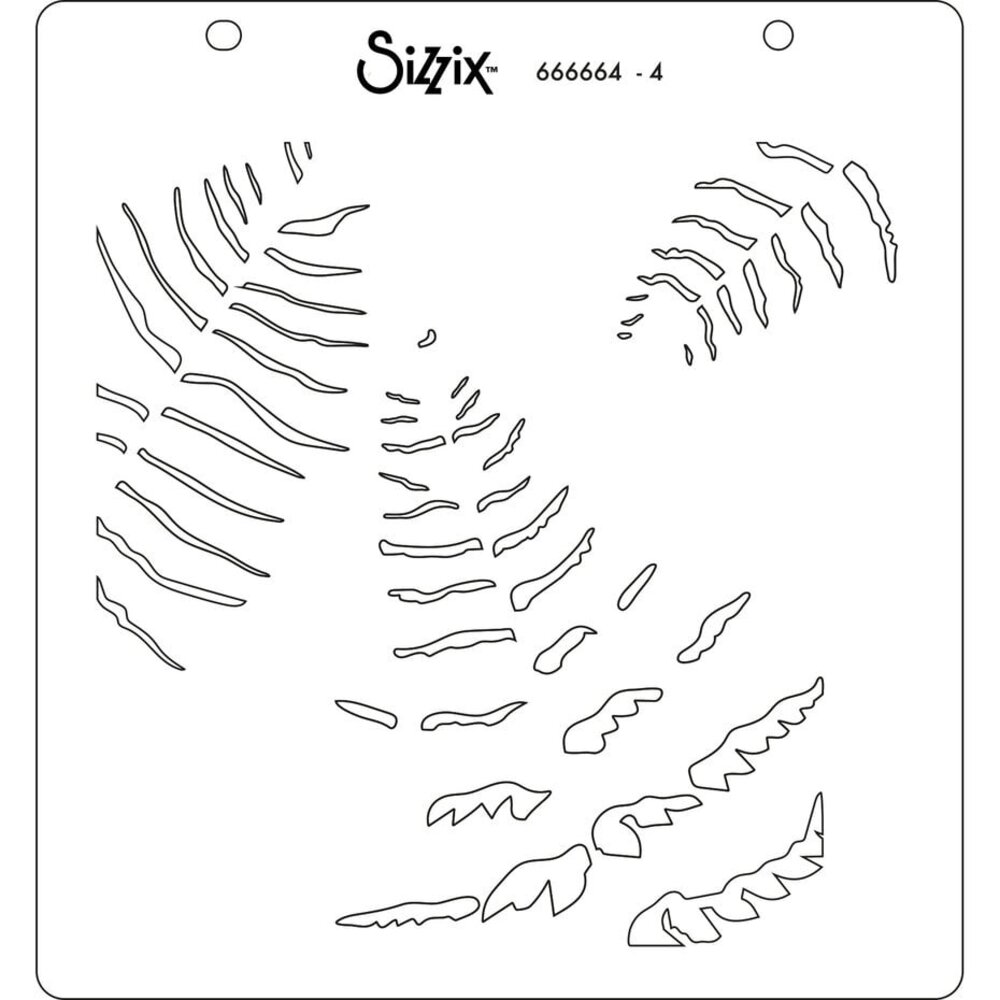 Sizzix Layered Stencils Fern (666664) Sizzix Layered Stencils Fern (666664)