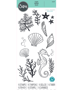 Sizzix Clear Stamps Ocean Elements (666669)