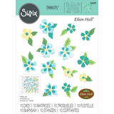 Sizzix Thinlits Die Set Painterly Blooms & Background (666689)