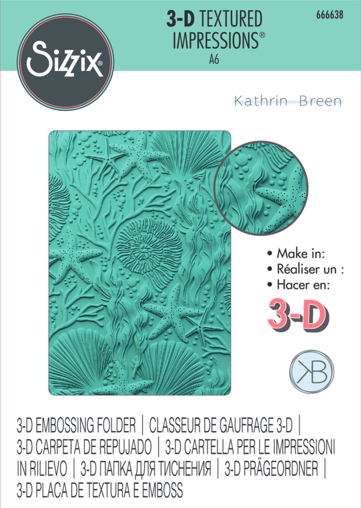Sizzix 3D Textured Impressions Under the Sea (666638)