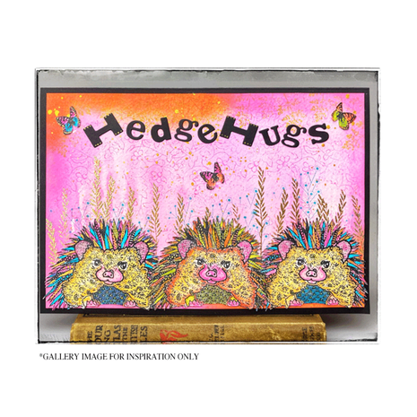 Crafty Individuals Happy Hedgehog Unmounted Rubber Stamps (CI-645) Crafty Individuals Happy Hedgehog Unmounted Rubber Stamps (CI-645)