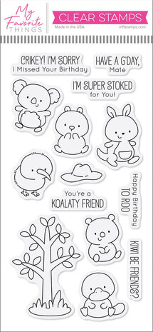 My Favorite Things Kiwi Critters Clear Stamps (JB-055) My Favorite Things Kiwi Critters Clear Stamps (JB-055)