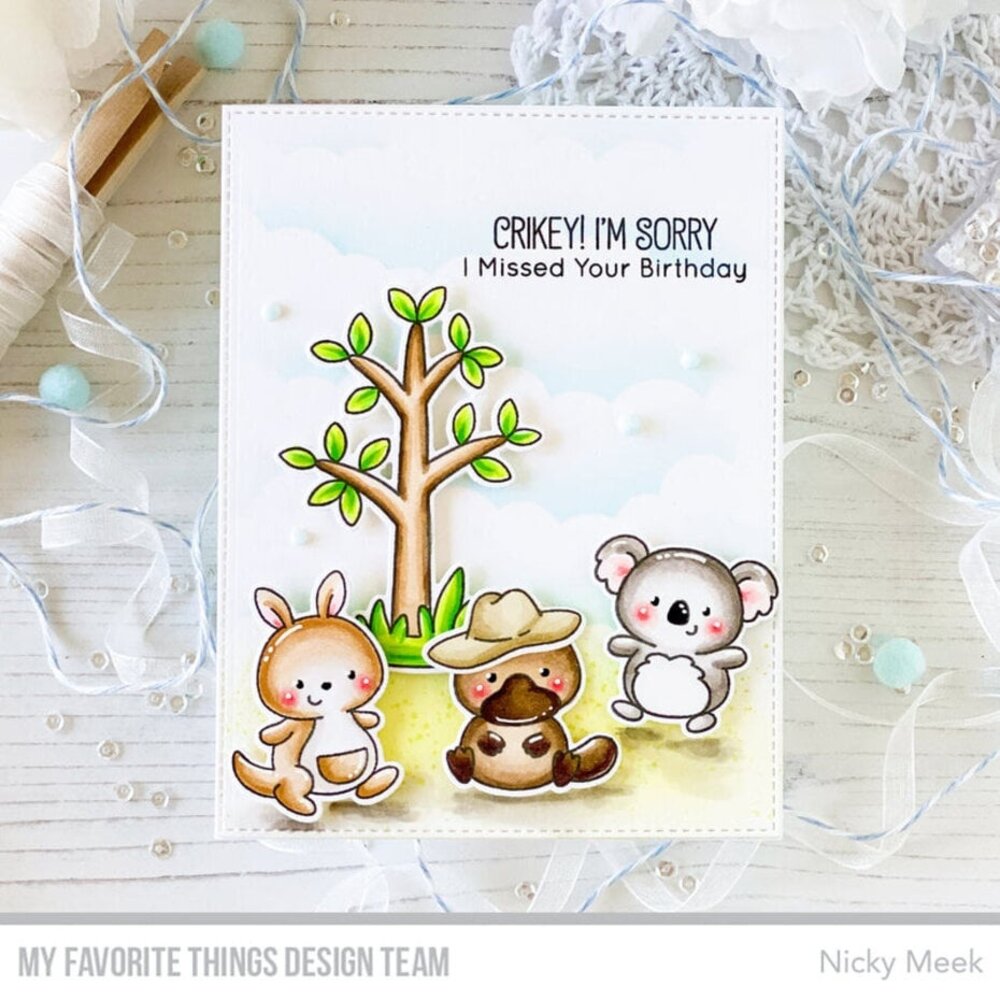 My Favorite Things Kiwi Critters Clear Stamps (JB-055) My Favorite Things Kiwi Critters Clear Stamps (JB-055)