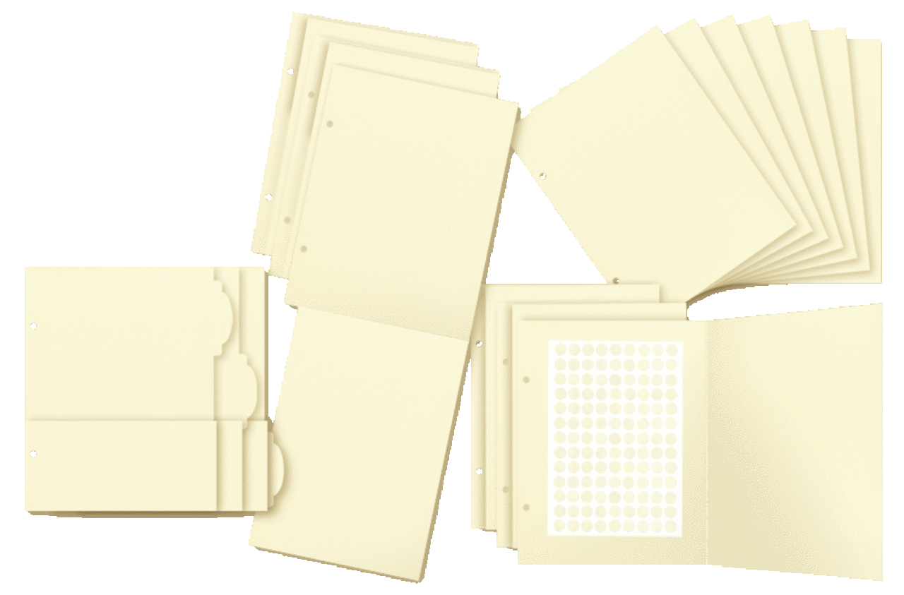 Graphic 45 Binder Album with Interactive Pages Ivory (4502922) Graphic 45 Binder Album with Interactive Pages Ivory (4502922)